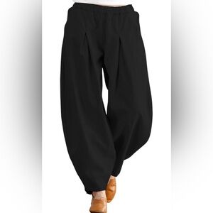 Black Harem Pants